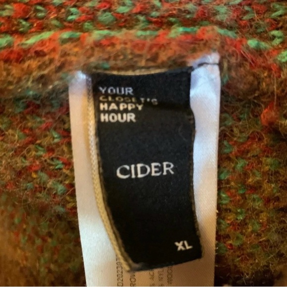 Cider Colorful Block Pattern Cardigan - Picture 7 of 8